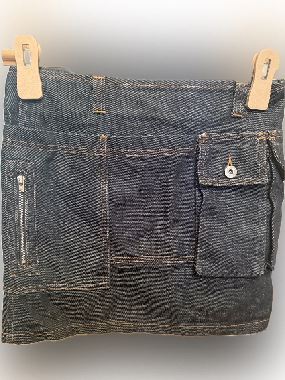 Dolce & Gabbana Vintage Dark Indigo Denim Skirt